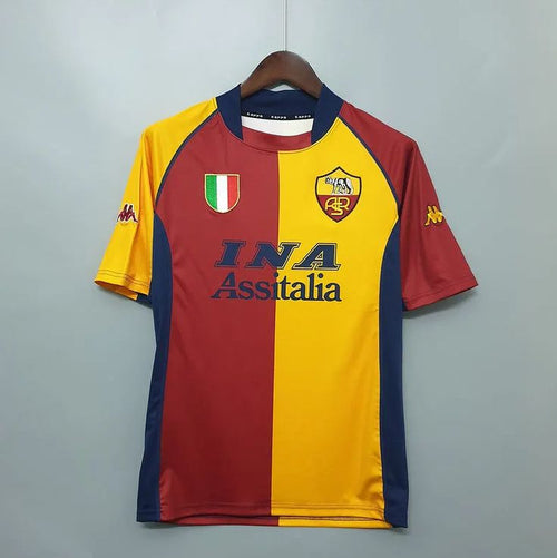 MAGLIA AS ROMA RETRO HOME 2000-2001 - ElevenDream