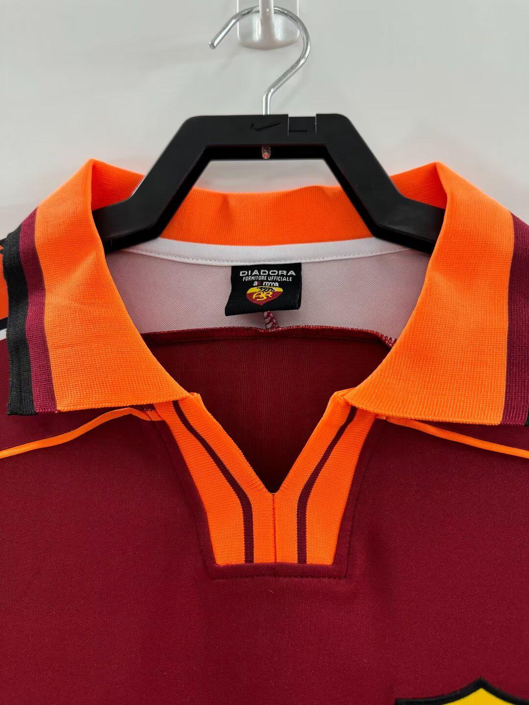 MAGLIA AS ROMA RETRO HOME 1998-1999 - ElevenDream